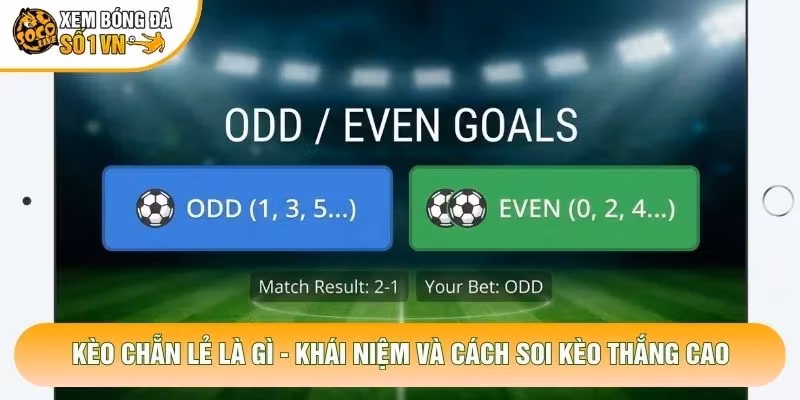 Kèo Chẵn Lẻ Là Gì – Khái Niệm Và Cách Soi Kèo Thắng Cao