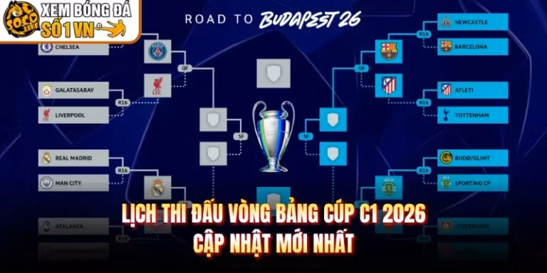 Lịch Thi Đấu Vòng Bảng Cúp C1 2026 - Cập Nhật Mới Nhất